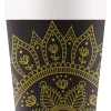 Zwart Gouden Beker Mandala 200ml 8st