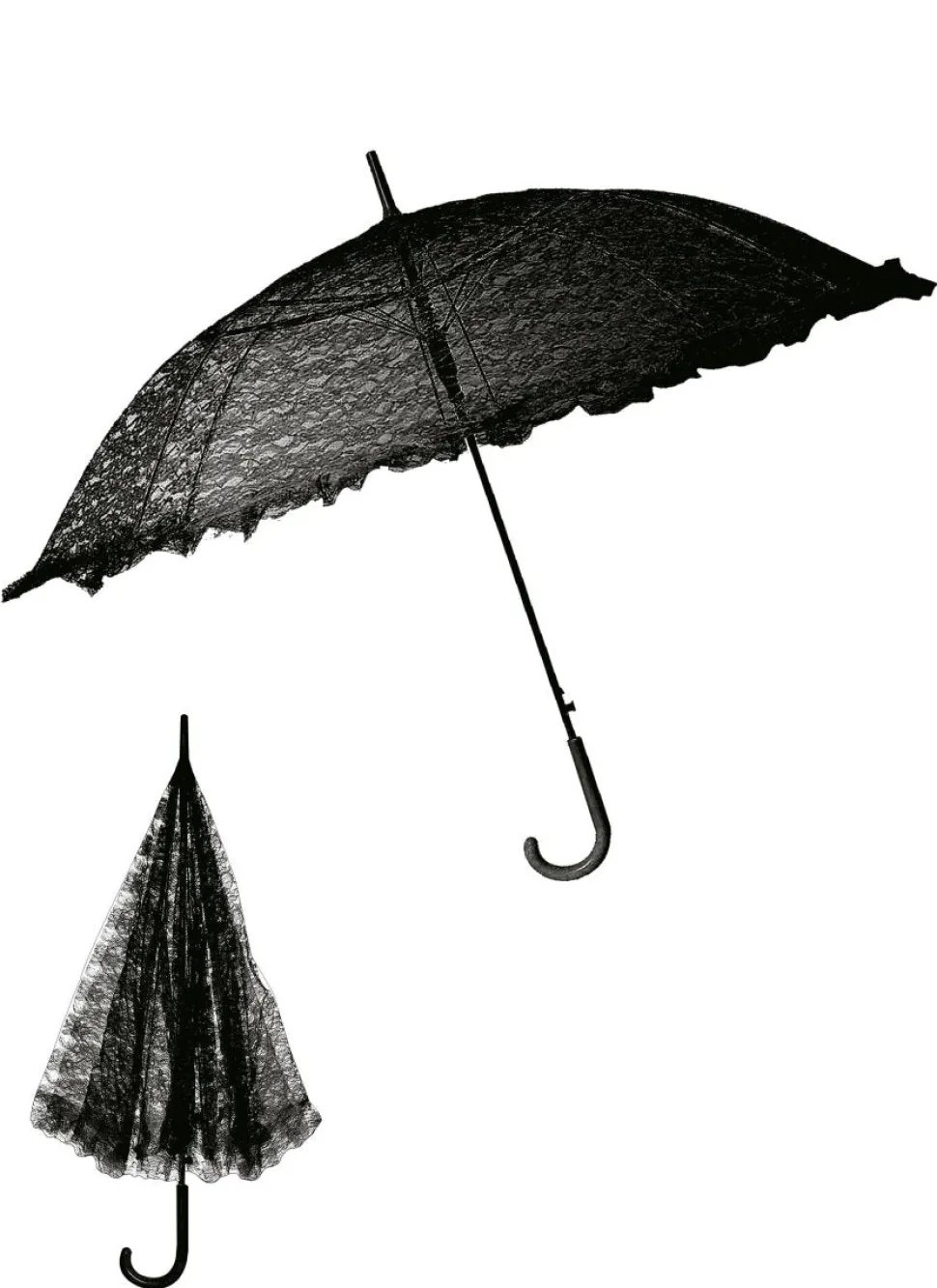 Zwart Paraplu Gothic