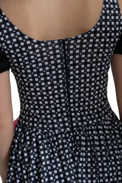 Zwart Witte Dirndl Jurk Oktoberfest Olivia