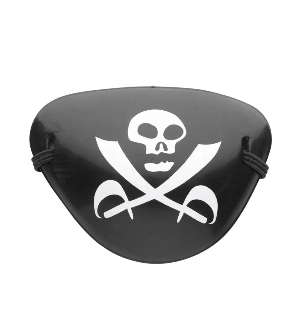 Zwart Witte Piraten Ooglapje