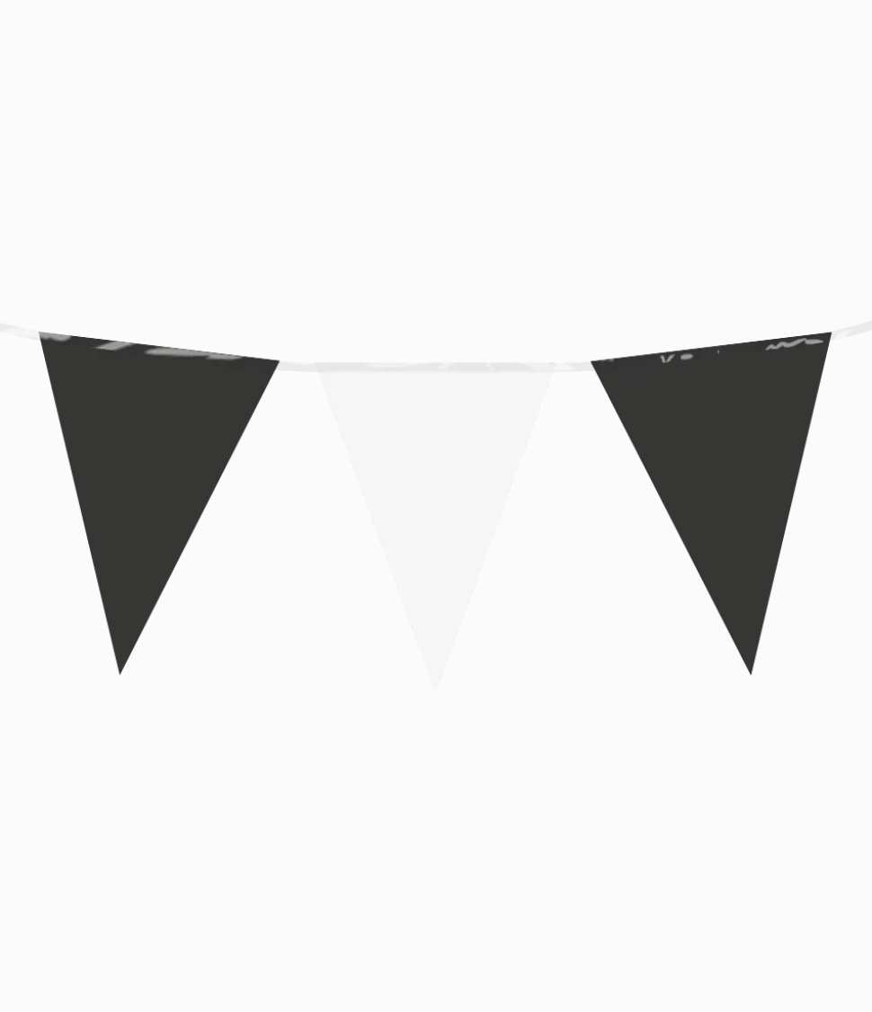 Zwart Witte Slinger 10m
