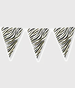 Zwart Witte Slinger Zebra Print 10m