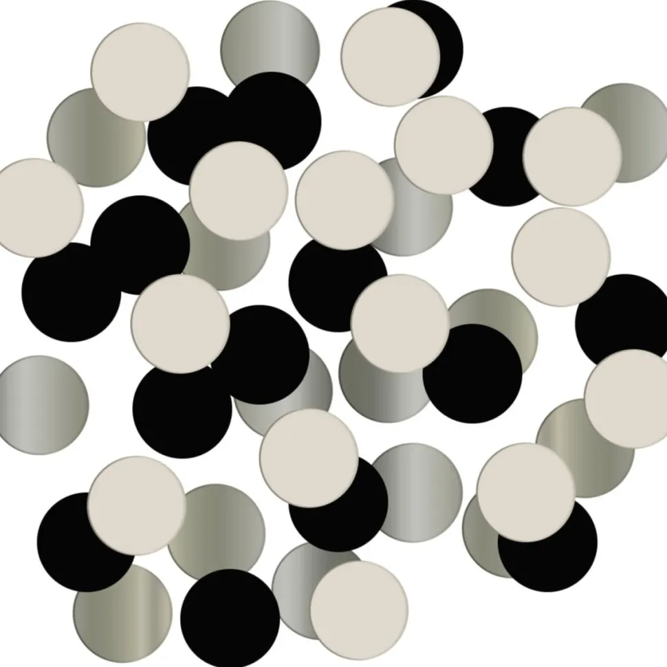 Zwart Zilveren Confetti Zwart 14gr