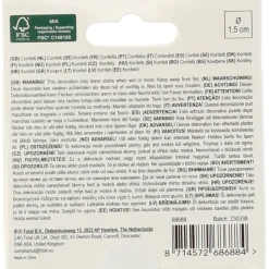 Zwart Zilveren Confetti Zwart 14gr