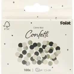 Zwart Zilveren Confetti Zwart 14gr