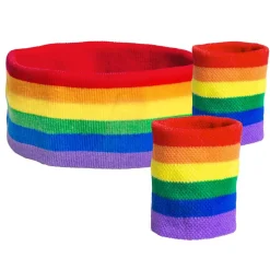 Zweetbandjes Meerkleurig 3st