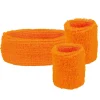Zweetbandjes Neonoranje 3st