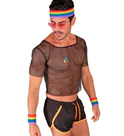 Zweetband Set Regenboog